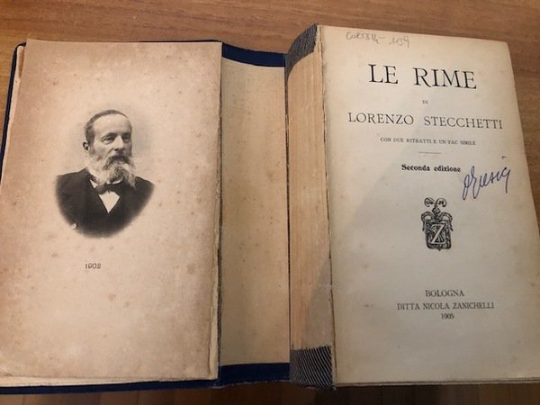Le rime di Lorenzo Stecchetti. Con due ritratti e un …
