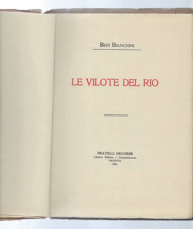 Le vilote del rio