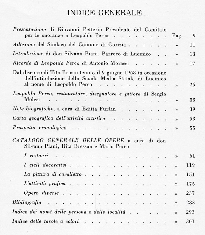 Leopoldo Perco: pittore e rastauratore 1884-1955.