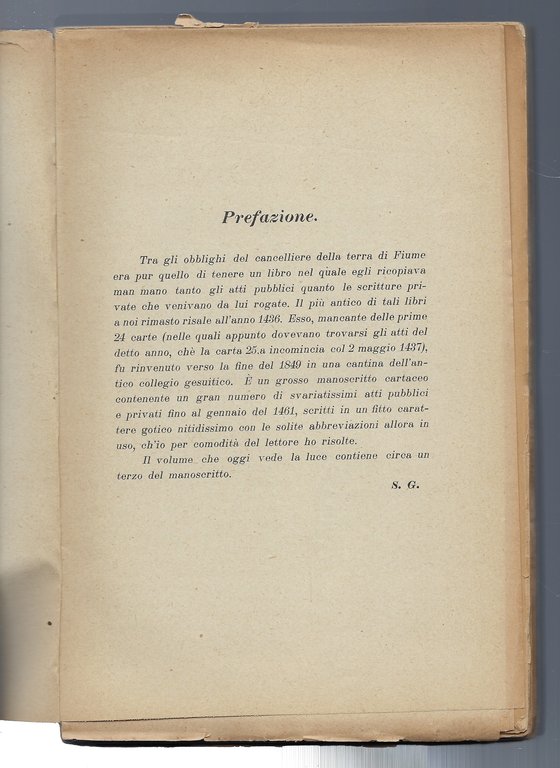 Libri del Cancelliere. Volume primo, parte prima.