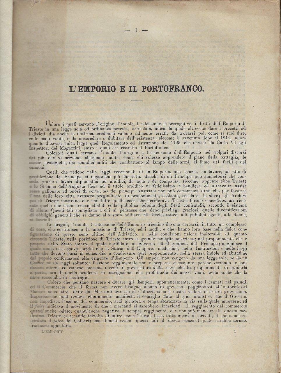 L'Emporio e il Portofranco