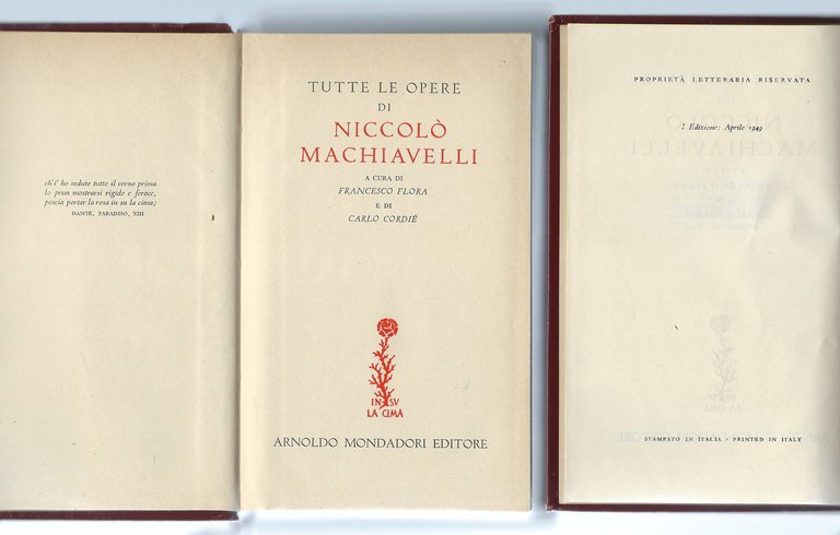 Tutte le opere di Niccolò Machiavelli