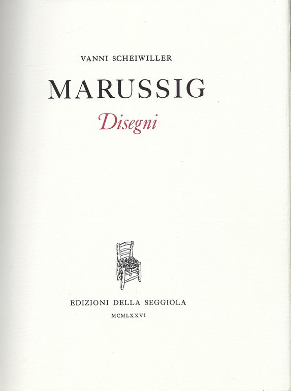 Marussig disegni