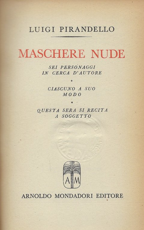 Maschere nude