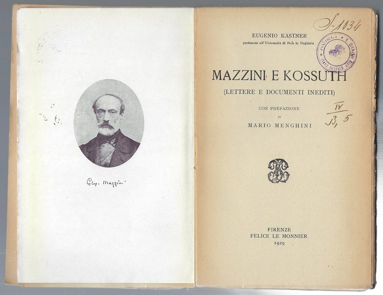 Mazzini e Kossuth (lettere e documenti inediti)