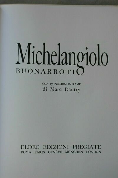 Michelangiolo Buonarroti