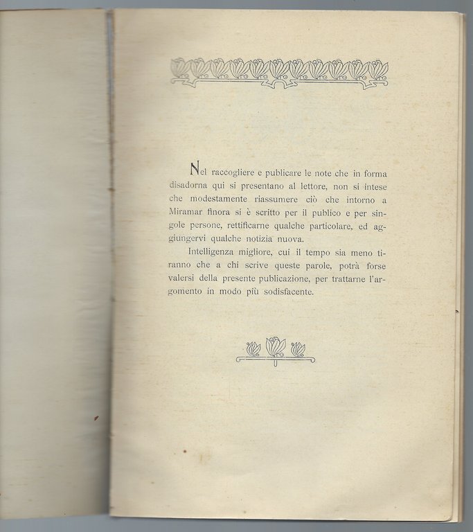 Miramar. Note storiche raccolte dal Dr. Erminio Metlikovitz