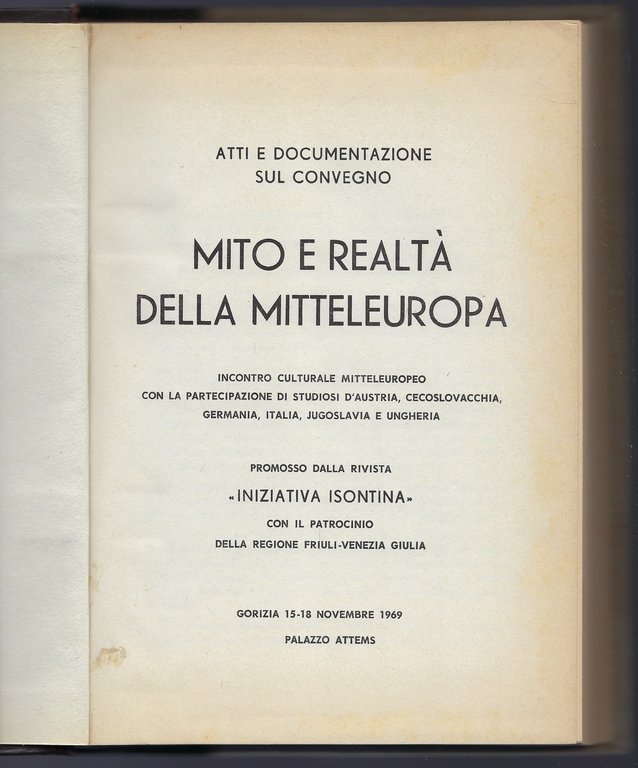 Mito e realtà della Mitteleuropa