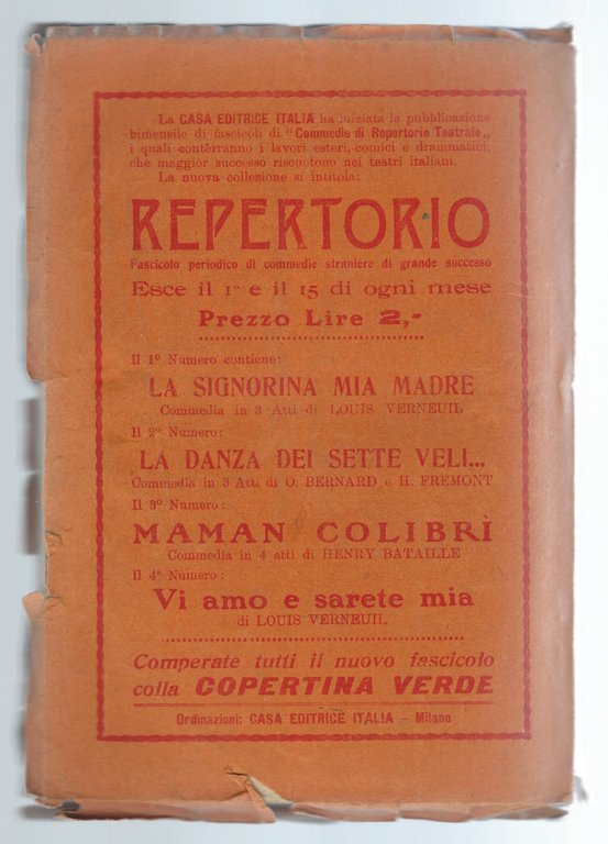 "Novella, fascicolo quindicinale di novelle" Anno II - n° 24 …