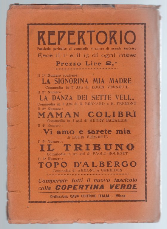 "Novella, fascicolo quindicinale di novelle" Anno III - n° 2 …