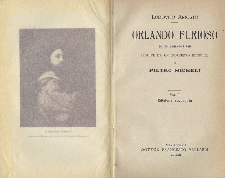 Orlando Furioso. Con introduzione e note seguite da un commento …