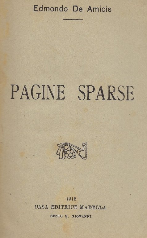 Pagine sparse