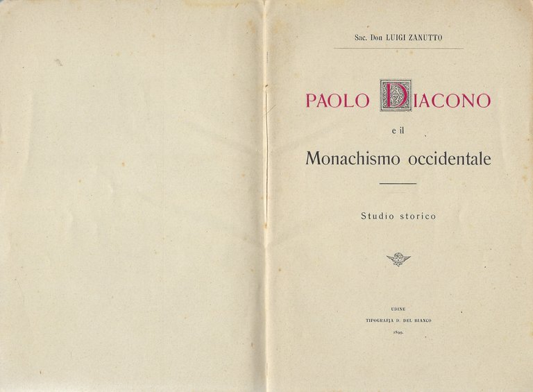 Paolo Diacono e il Monachismo occidentale Studio storico