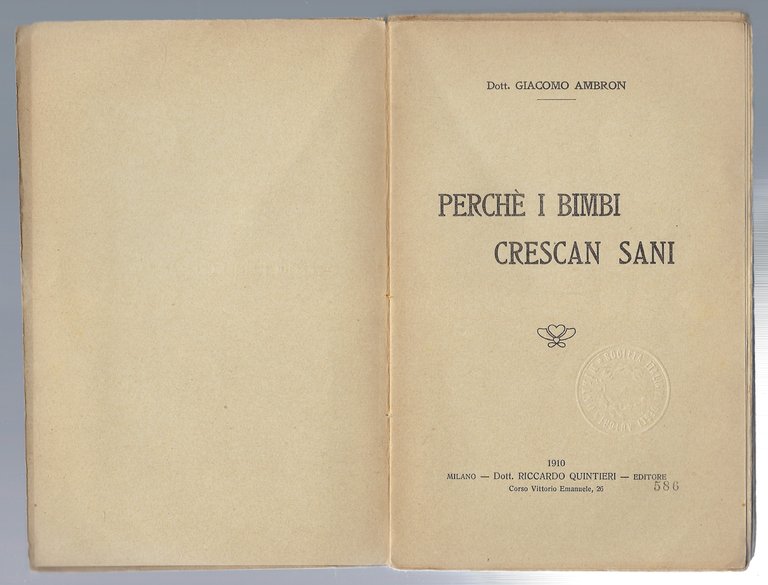 Perchè i bimbi crescan sani