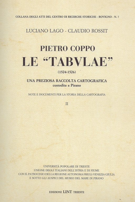Pietro Coppo: Le "Tabulae" (1524-1526)