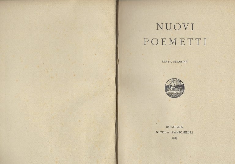 Poesie di Giovanni Pascoli - Nuovi Poemetti e Poemi Conviviali