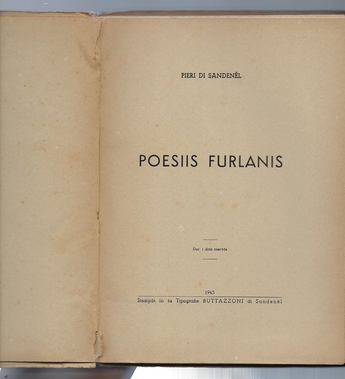 "Poesiis Furlanis"