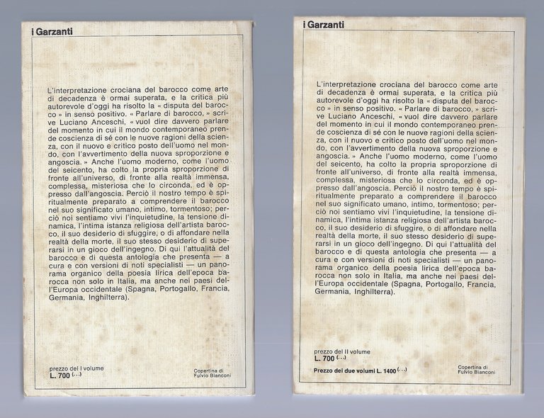 Poeti dell'età barocca