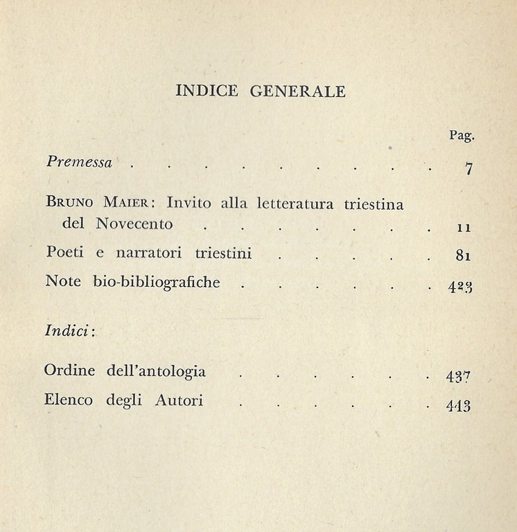 Poeti e narratori triestini