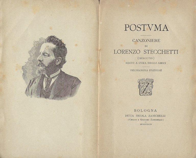 Postvma. Canzoniere di Lorenzo Stecchetti (Mercutio).