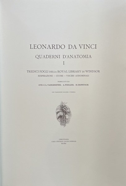 Quaderni di anatomia di Leonardo Da Vinci
