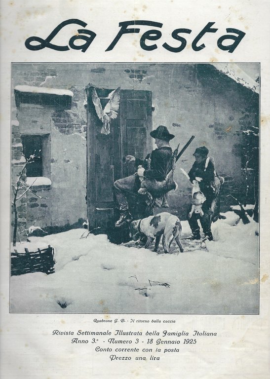 Raccolta di fascicoli "La Festa" dell'annata 1925