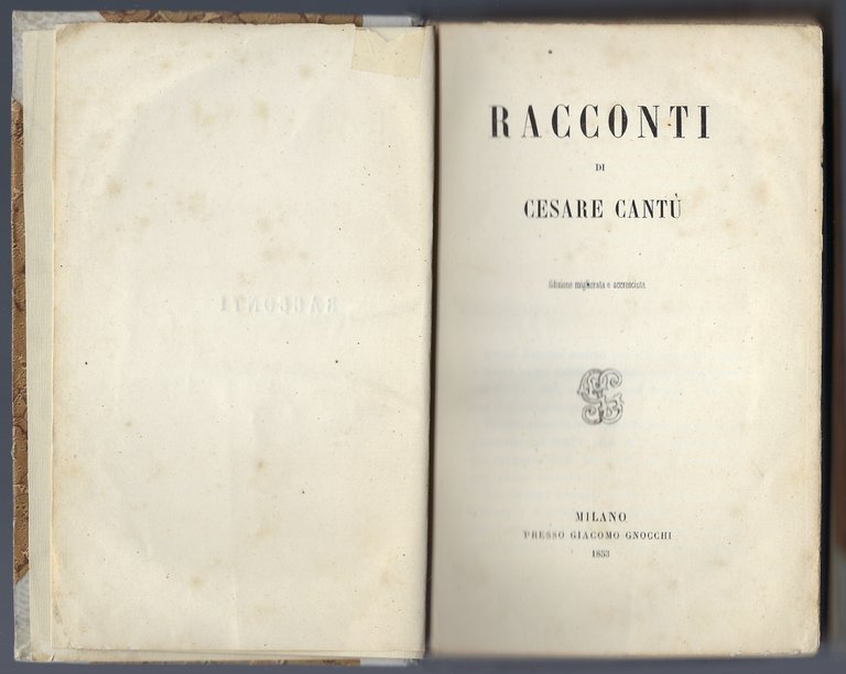 Racconti di Cesare Cantù