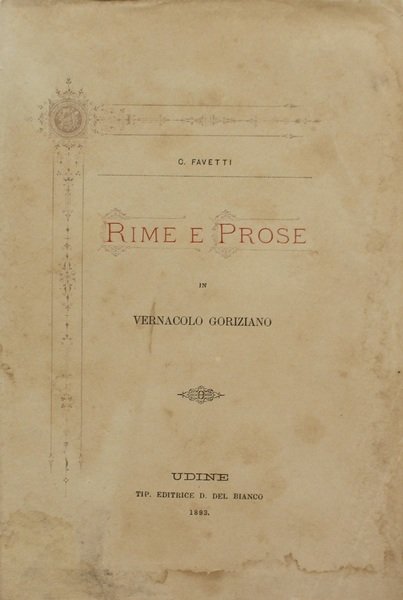 Rime e prose in vernacolo goriziano