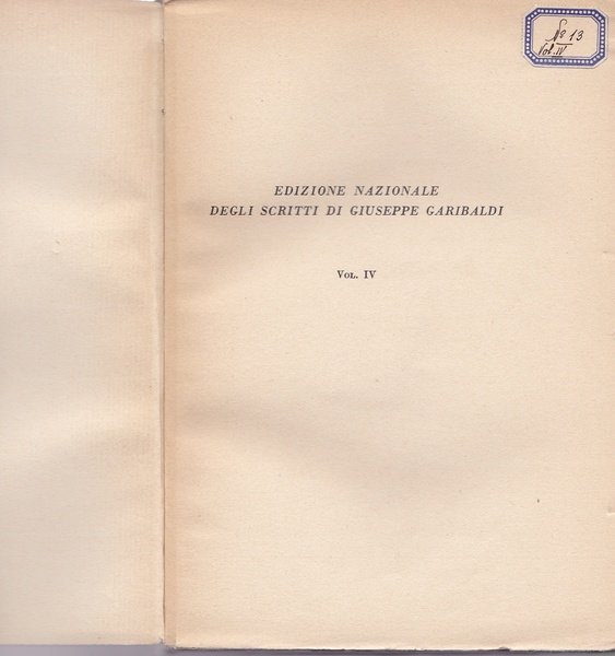 Scritti e discorsi politici e militari.