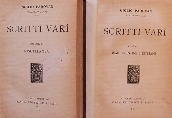 Scritti vari