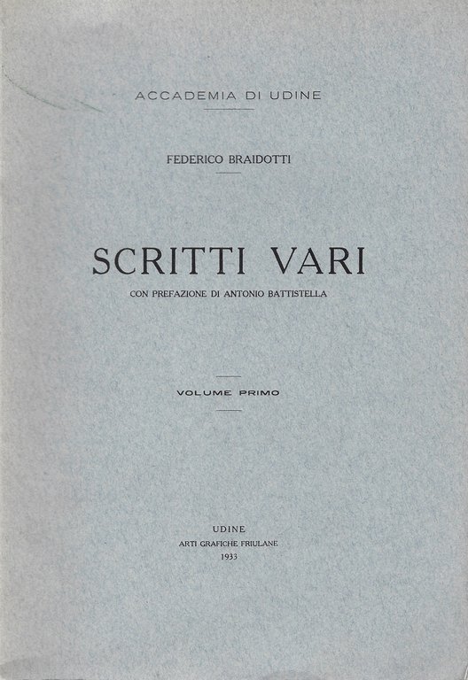 Scritti vari