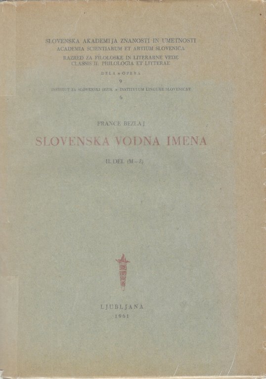 Slovenska Vodna Imena