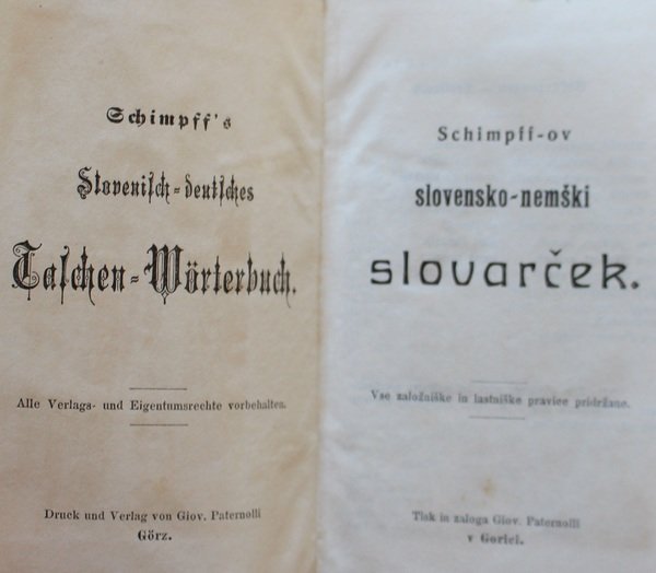 Slovensko-Nemski slovarcek