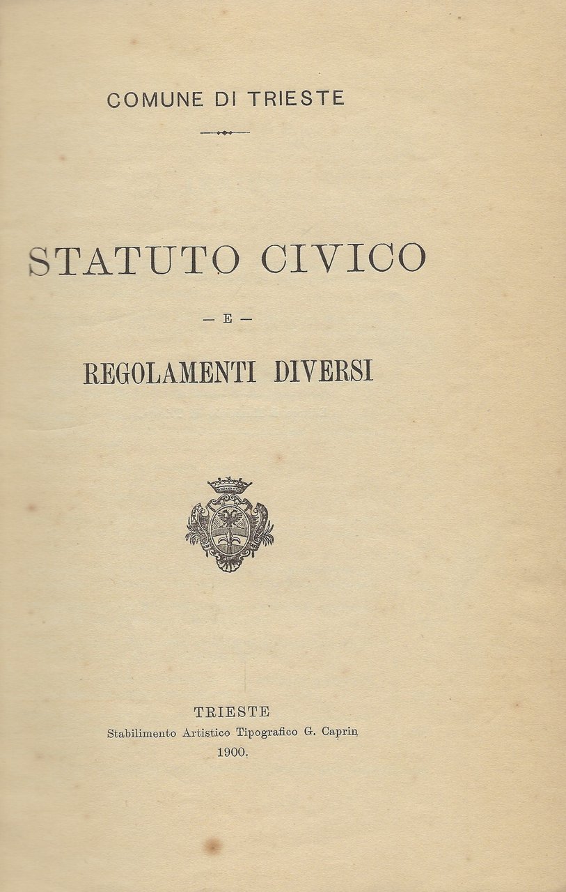 Statuto civico e regolamenti diversi