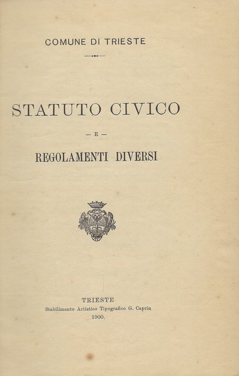 Statuto civico e regolamenti diversi