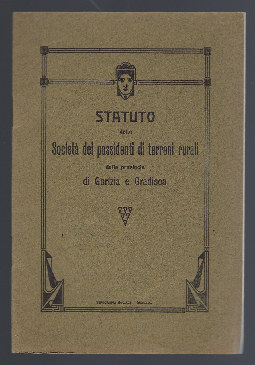 Statuto della società dei possidenti di terreni rurali