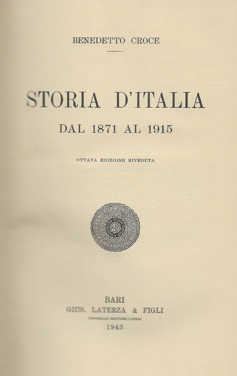 Storia d'Italia dal 1871 al 1915