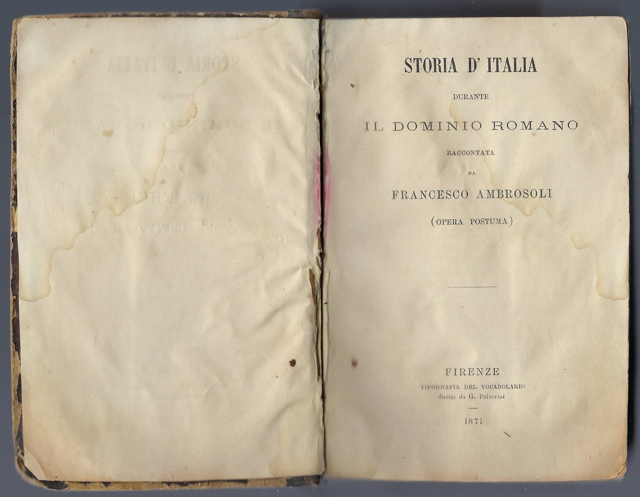 Storia d'Italia durante il dominio romano.