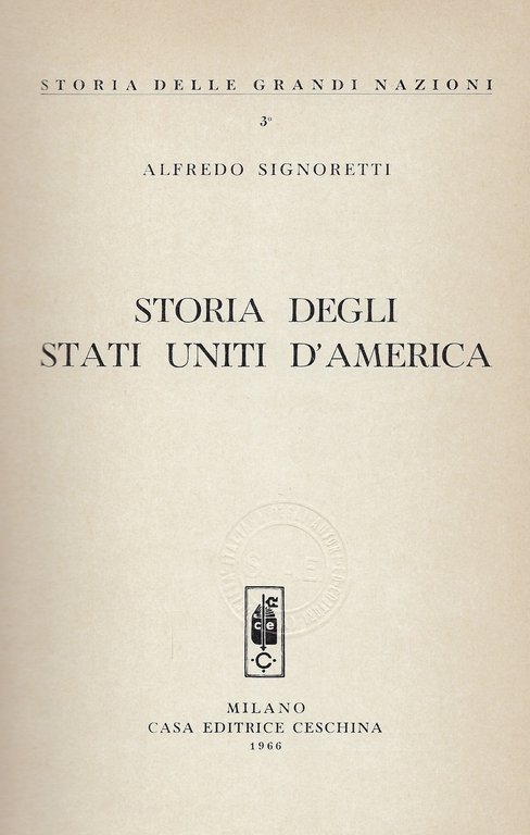 Storia degli Stati Uniti d'America