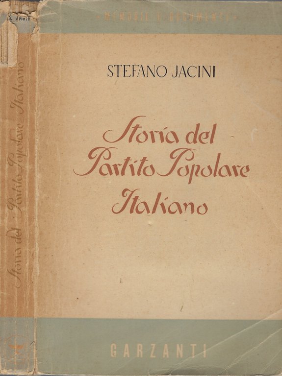 Storia del Partito Popolare Italiano.