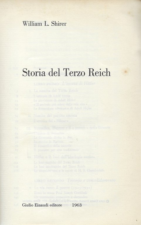 Storia del Terzo Reich