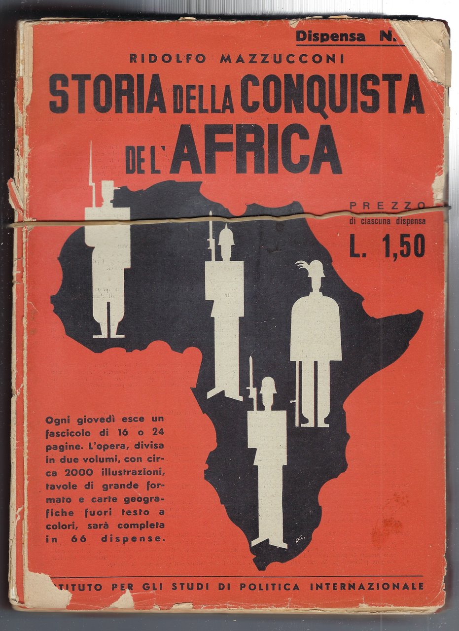 "Storia della conquista dell'Africa". 66 Dispense (dal n° 1 al …