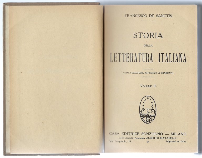 Storia della Letteratura Italiana