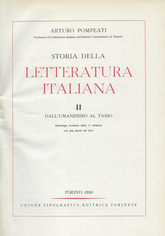 Storia della letteratura italiana
