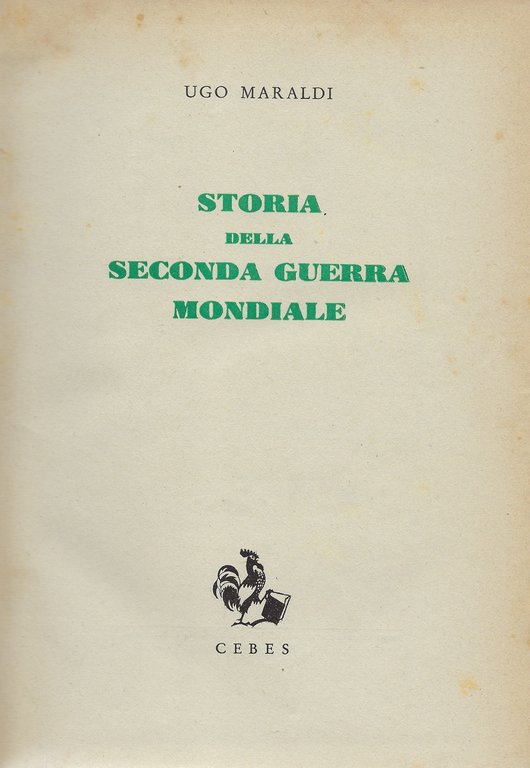 Storia della seconda guerra mondiale