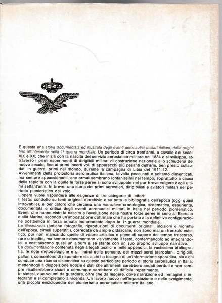 "Storia delle origini dell'Aeronautica militare 1884-1915"