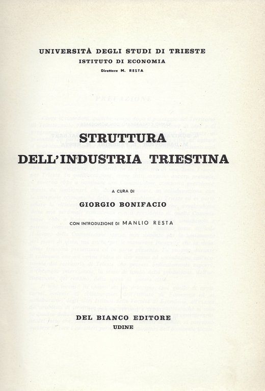 Struttura dell'industria triestina