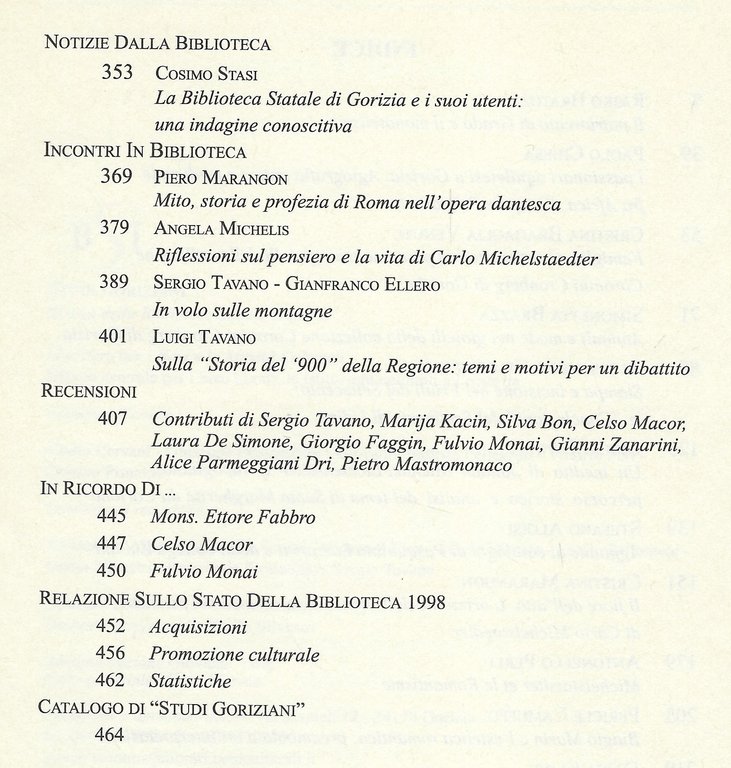 Studi Goriziani. Rivista della Biblioteca Statale Isontina di Gorizia. Anno …