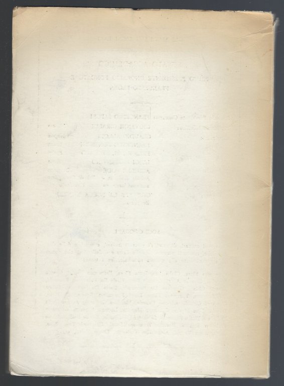 Sulle orme di Francesco Flora