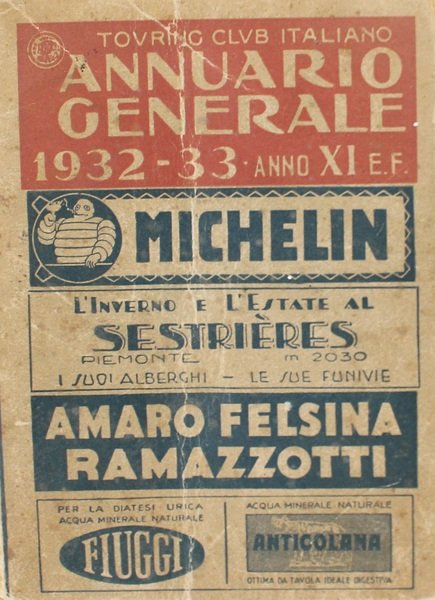 T.C.I.Annuario generale 1932-1933.